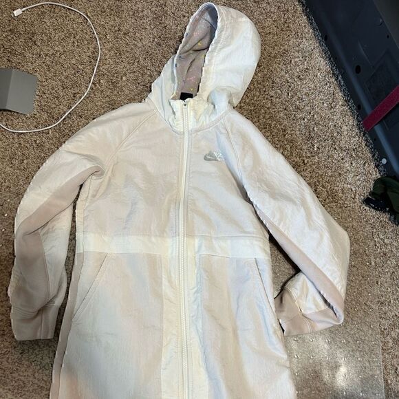 Nike Girls Small Full Length Trench Jacket - Picture 1 of 3